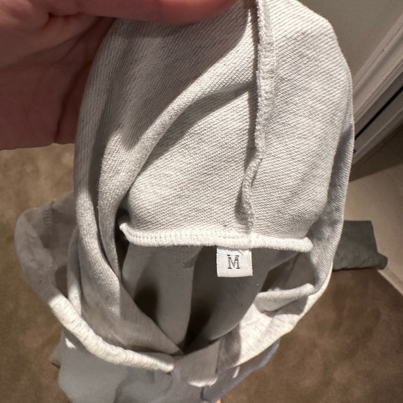 NVGTN Heather Raw Cut Hoodie Cropped - Picture 3 of 3